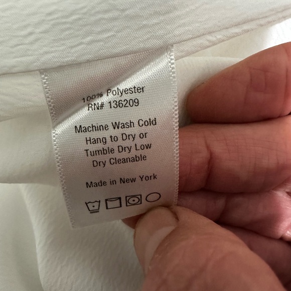 Hatch V Neck Tunic Dress White O/S - Picture 6 of 8